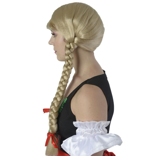 Blonde Braids Dutch Girl Halloween Wig Costume Accessory One Size Fits Most Christmas Central